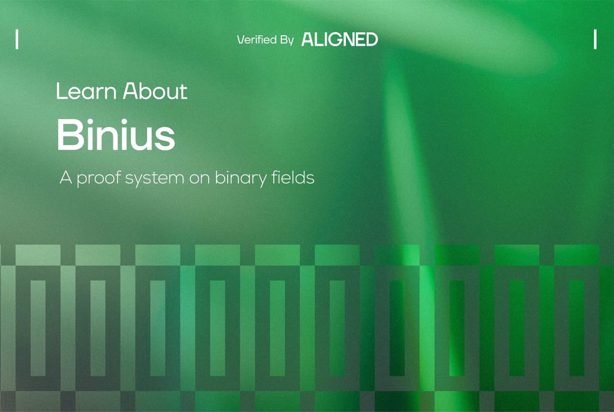 Learn about: Binius - A proof system on binary fields