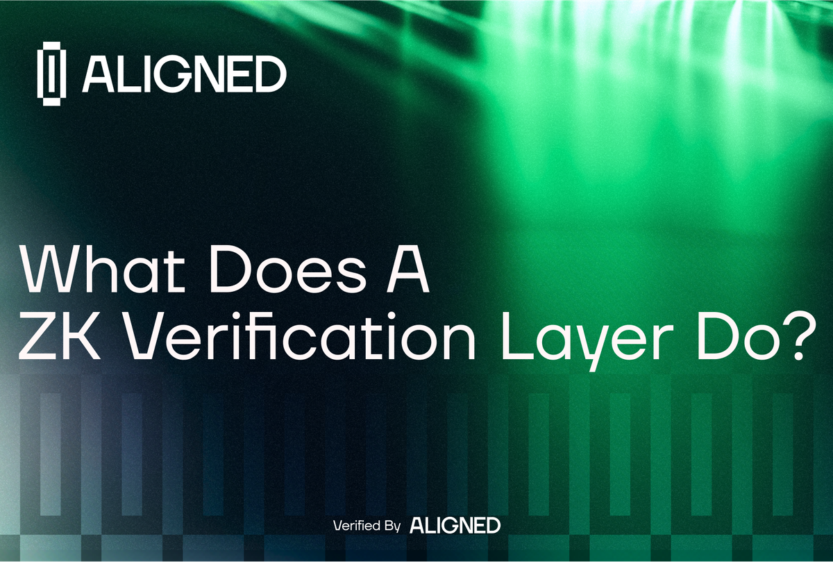 What does a ZK Verification Layer do?