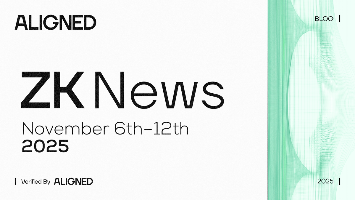 ZK Industry News: November 6th to 12th, 2025