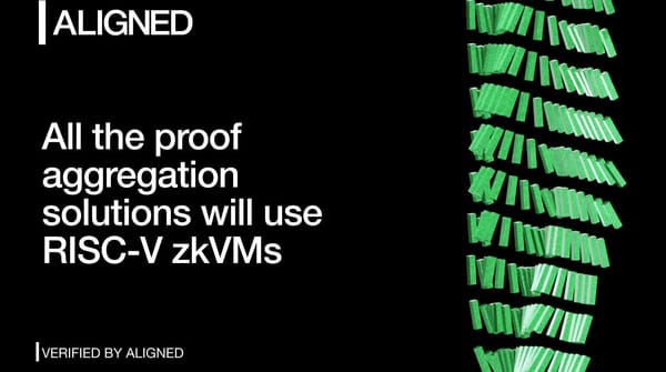 All the proof aggregation solutions will use RISC-V zkVMs