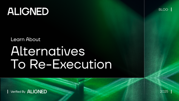 Alternatives to re-execution