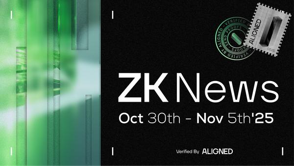 ZK Industry News: October 30th to November 5th, 2025