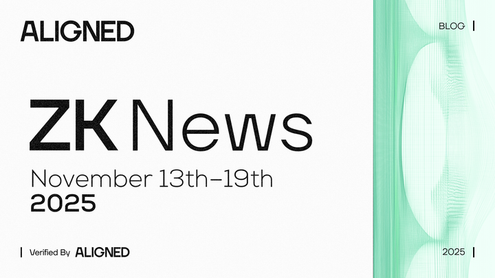 ZK Industry News: November 13th to 19th, 2025