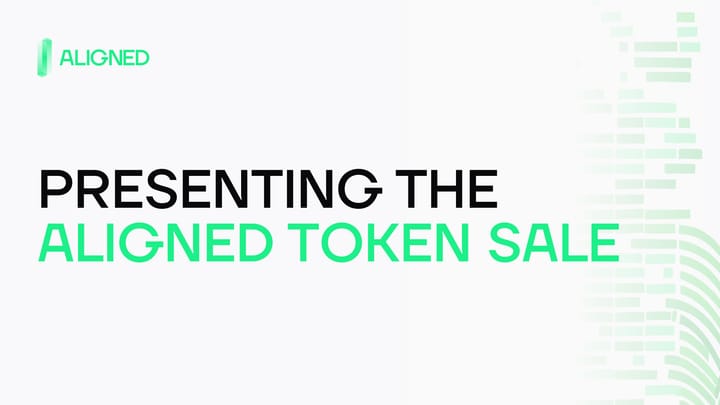 Presenting the Aligned Token Sale
